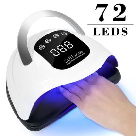 X19 UV LED Nail Lamp For Fast Drying Gel Nail Polish 72LEDS Nail Dryer With Auto Sensor Professional Manicure Salon Tool