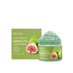 EELHOE Fig-Sugar Body Scrub Hydrates And Moisturizes, Brightening And Smoothing Skin, Cleansing And Exfoliating Body