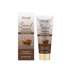Hoygi Snail Moisturizing Cleanser, Gentle, Moisturizing And Hydrating Facial Cleanser That Cleanses Facial Oil Without Tightness (Option: 100g-127g-1.81*1.81*6.1inch)