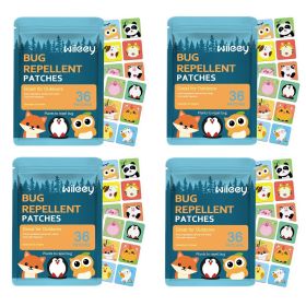 Gentle And Non-irritating Portable Mosquito Repellent Patch Suitable For Children And Adults (Option: 4pcs)