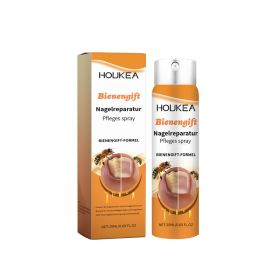 Houkea Bee Venom Nail Care Spray, Daily Nail Cleaning, Natural Luster, Gentle Nourishing Spray (Option: 20ml-45g-4.06*1.06*1.06inch)