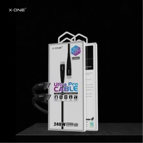 New 240W Dual Type-C Fast Charging Cables (Color: Black)