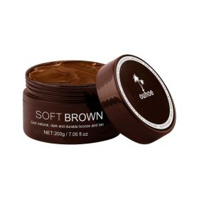 OUHOE Soft Brown, Summer Seaside Tanning Dark Tan Moisturizing Cream for Tanning Skin (Option: 200g-219g-2.75*2.79inch)