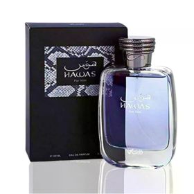 Hawas Perfume Men Original 100ML Long Lasting Gentleman High Quality Eau de Parfum Male Spray Bottle Cologne Fragrance Man (Color: For Him-100ML)