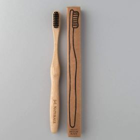 Bamboo Toothbrush (Duo) (Color 2: Rainbow, Color 1: Black)