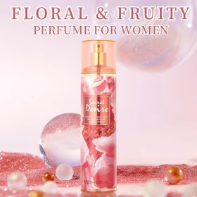 8 Fl.Oz/ Hair And Body Mist for Women, Floral Scented Spray, Refreshing Body Mist, Enduring Fragrance, Ideal for Everyday Use, Dates, Celebration (88609: 88609)